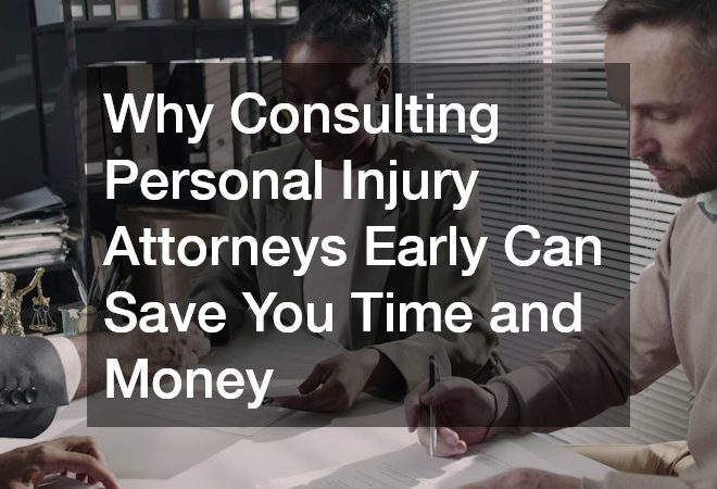 Why Consulting Personal Injury Attorneys Early Can Save You Time and Money
